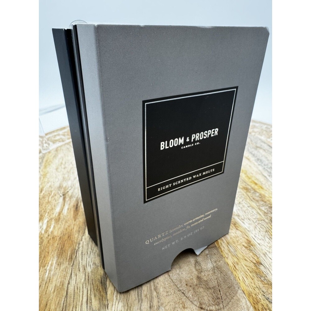 Bloom & Prosper Scented Wax Melts 3-Pack, Palo Santo, Quartz, Tabac, New